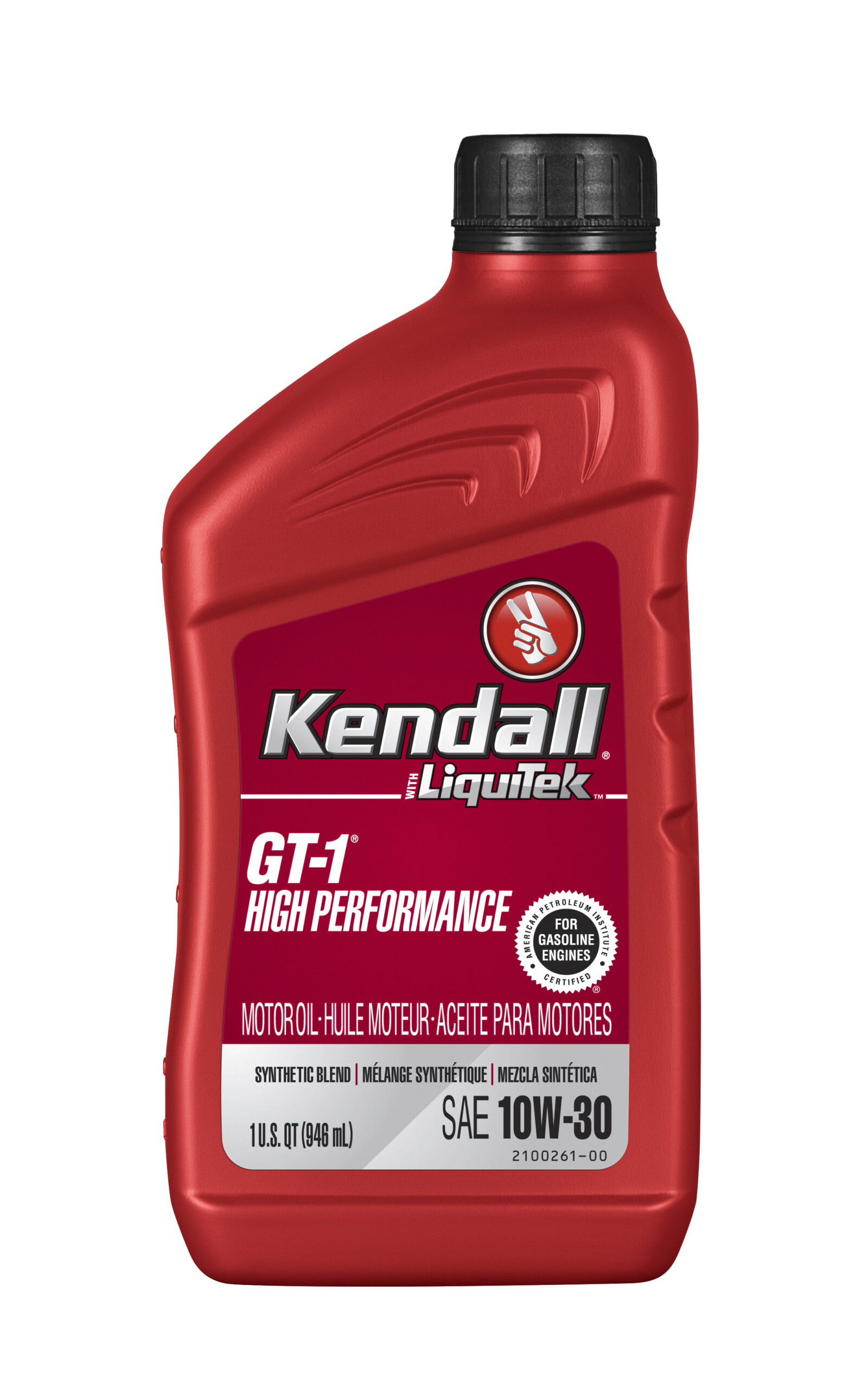 KENDALL GT-1 HP (Ti) 10W30 SN+, SYNTHETIC-BLEND